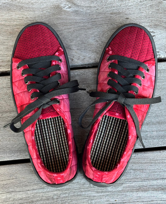 Linda Sack- Quilted Sneakers