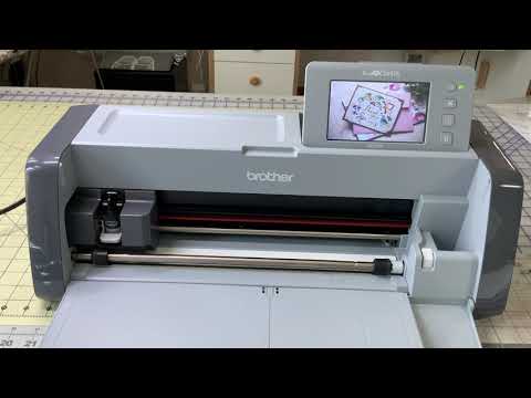 Cutting out the Sweet Juliet Overlays with a Brother Scan N Cut