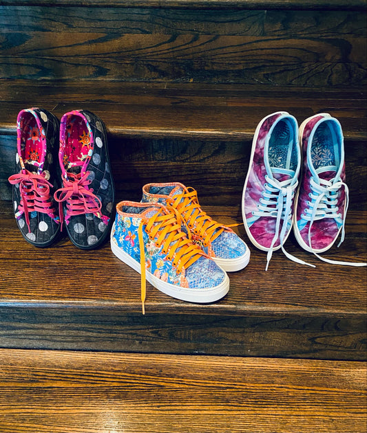 Quilted Sneakers Workshop featuring Andrea Bakewell