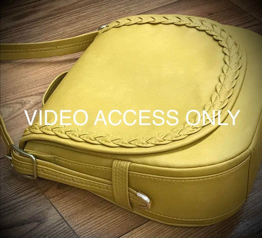 Maddy Saddle Bag Workshop -Video Access Only