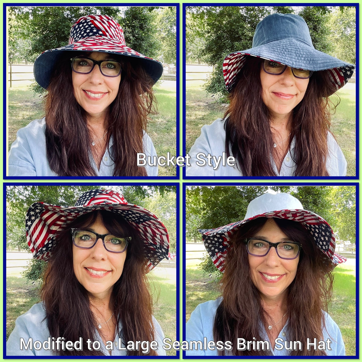 Bucket Hat to Sun Hat- Video 8 continued